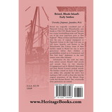Bristol, Rhode Island's Early Settlers back cover