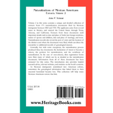 Naturalizations of Mexican Americans: Extracts, Volume 2 back cover