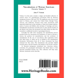 Naturalizations of Mexican Americans: Extracts, Volume 3 back cover