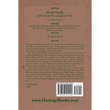 Hewitt Family of Maryland, Pennsylvania, and Ohio, and Allied Families back cover