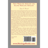 First Maryland Artillery and Second Maryland Artillery back cover