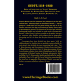 Scott 1118-1923, Being a Collection of “Scott” pedigrees containing all known male descendants from Buccleuch, Sinton, Harden, Balweary, etc. back cover
