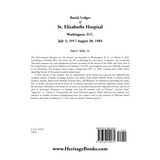 Burial Ledger of St. Elizabeths Hospital, Washington, D. C., July 5, 1917-August 30, 1983 back cover