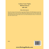 Loudoun County, Virginia Will Book Abstracts, 1800-1801 back cover