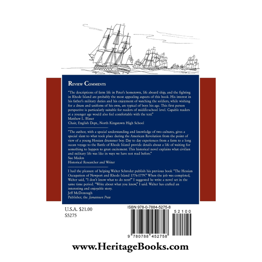 The Hessian Drummer Boy of Newport back cover