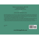 Marriage License Affidavits, 1861-1921, Sonoma County, California: Volume 4 back cover