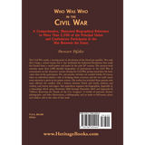 Who Was Who in the Civil War: A comprehensive, illustrated biographical reference back cover