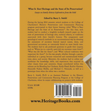 "What is Your Heritage and the State of its Preservation?" Volume 1: Essays on Family History Exploration from the Field back cover