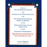 A List of Non-Commissioned Officers and Soldiers of the Virginia State Line