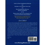A List of Non-Commissioned Officers and Soldiers of the Virginia State Line back cover