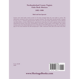 Northumberland County, Virginia Order Book Abstracts, 1683-1686 back cover