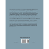 King William County, Virginia Record Book Abstracts 1702-1705 back cover