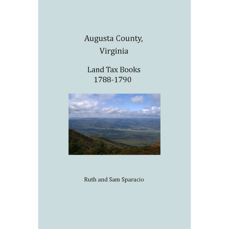 Augusta County, Virginia Land Tax Books, 1788-1790