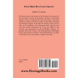 Four Mile Run Land Grants back cover