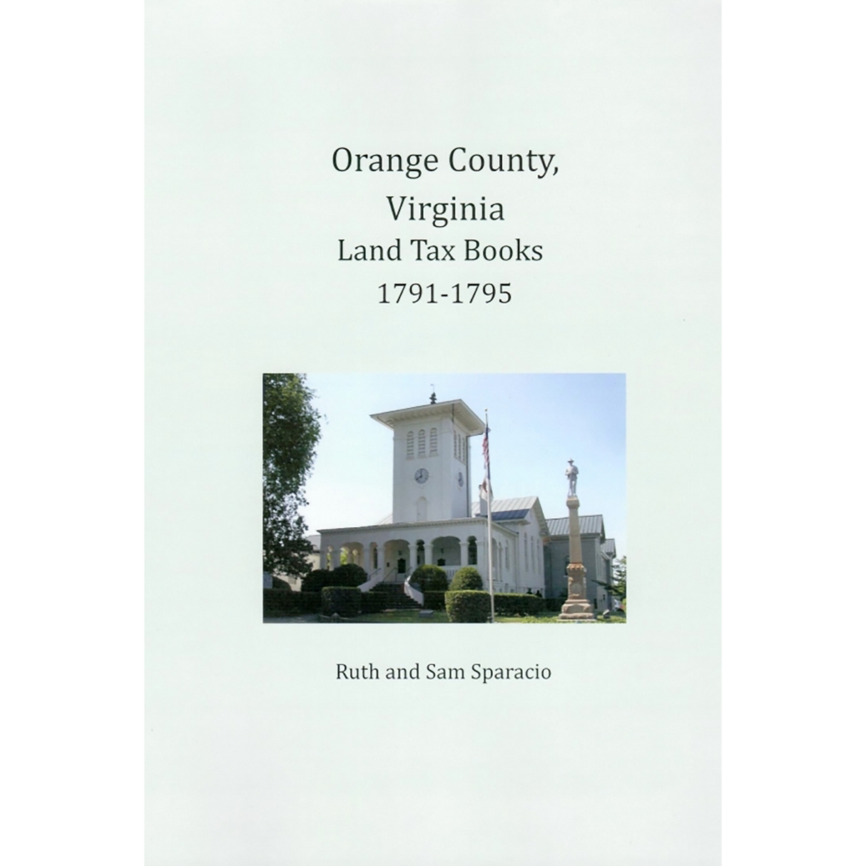 Orange County, Virginia Land Tax Book 1791-1795