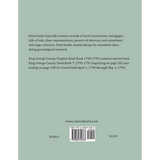 King George County, Virginia Deed Abstracts, 1790-1793 back cover