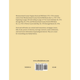 Westmoreland County, Virginia Deed and Will Book Abstracts 1751-1754 back cover