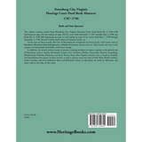 Petersburg City, Virginia Hustings Court Deed Book, 1787-1790 back cover
