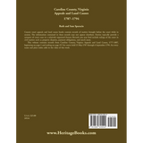 Caroline County, Virginia Appeals and Land Causes 1787-1794 back cover