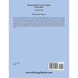 Westmoreland County, Virginia Order Book Abstracts 1714-1716 back cover