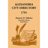 Alexandria City Directory, 1791