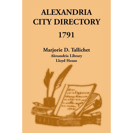 Alexandria City Directory, 1791
