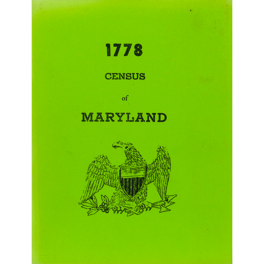 1778 Census of Maryland  (Caroline County, Charles County and Queen Anne's County)