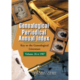 Genealogical Periodical Annual Index: Key to the Genealogical Literature, Volume 26 (1987)
