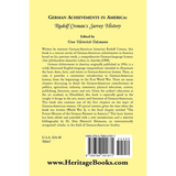 German Achievements in America: Rudolf Cronau's Survey History back cover