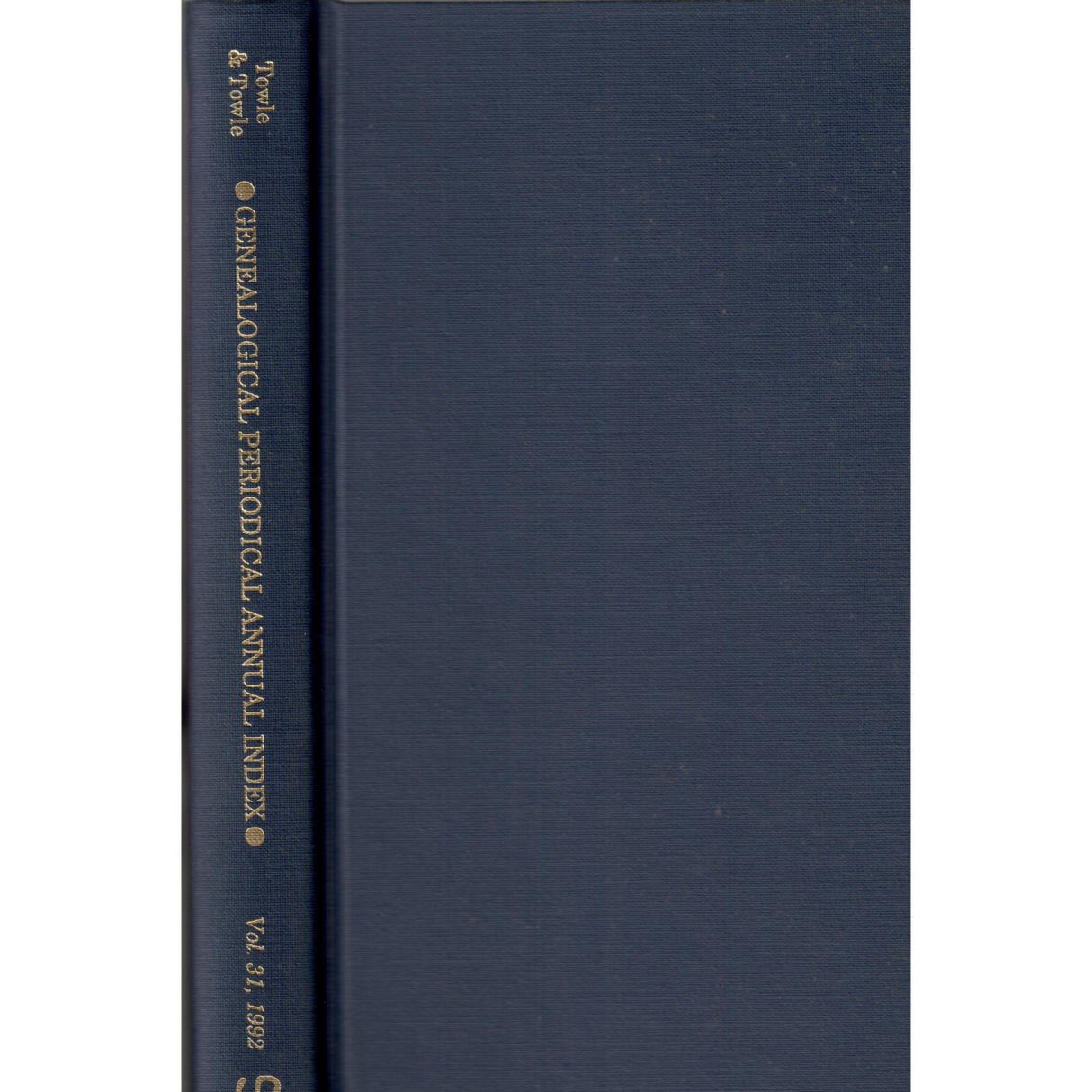Genealogical Periodical Annual Index, Volume 31 (1992): Key to the Genealogical Literature