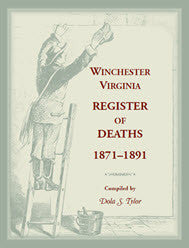 Winchester, Virginia, Register of Deaths, 1871-1891