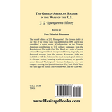 The German-American Soldier in the Wars of the U.S.: J. G. Rosengarten's History back cover