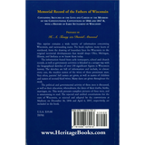 Memorial Record of the Fathers of Wisconsin back cover