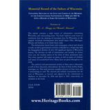 Memorial Record of the Fathers of Wisconsin back cover