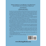 German Chronicle in the History of the Ohio Valley and its Capital City, Cincinnati, in Particular back cover