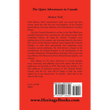 The Quiet Adventurers in Canada back cover