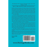 Revolutionary War Veterans, Chenango County, New York, Volume I, A-B back cover