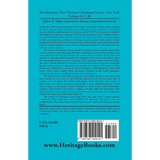 Revolutionary War Veterans, Chenango County, New York, Volume II, C-H back cover