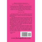 History of Redding, Connecticut--First Settlement to Present Time back cover