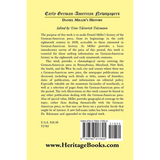 Early German-American Newspapers: Daniel Miller's History back cover