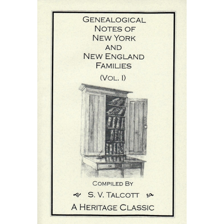 Genealogical Notes of New York and New England Families [2 volumes]
