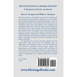 The Seventeenth Alabama Infantry: A Regimental History and Roster back cover