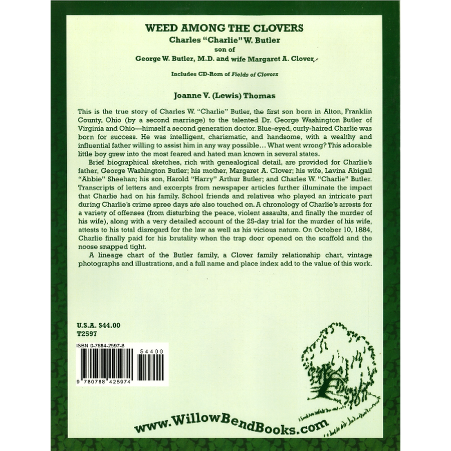 Weed among the Clovers back cover