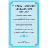 The New Hampshire Genealogical Record, Vol. 7, 1910 and combined index to all volumes