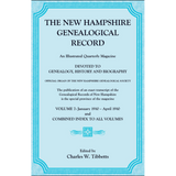 The New Hampshire Genealogical Record, Vol. 7, 1910 and combined index to all volumes