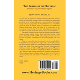 The Cradle of the Republic: Jamestown and James River back cover