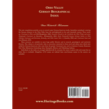 Ohio Valley German Biographical Index back cover