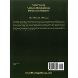 Ohio Valley German Biographical Index: A Supplement back cover