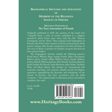 Biographical Sketches and Anecdotes of Members of the Religious Society of Friends back cover