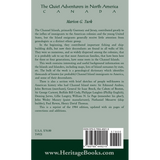 The Quiet Adventurers in North America [Canada] [cloth] back cover